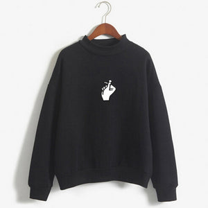 Women Autumn Fashion Long Sleeve Printed Sweatshirt Blouse Tops T Shirt