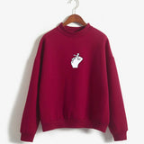 Women Autumn Fashion Long Sleeve Printed Sweatshirt Blouse Tops T Shirt