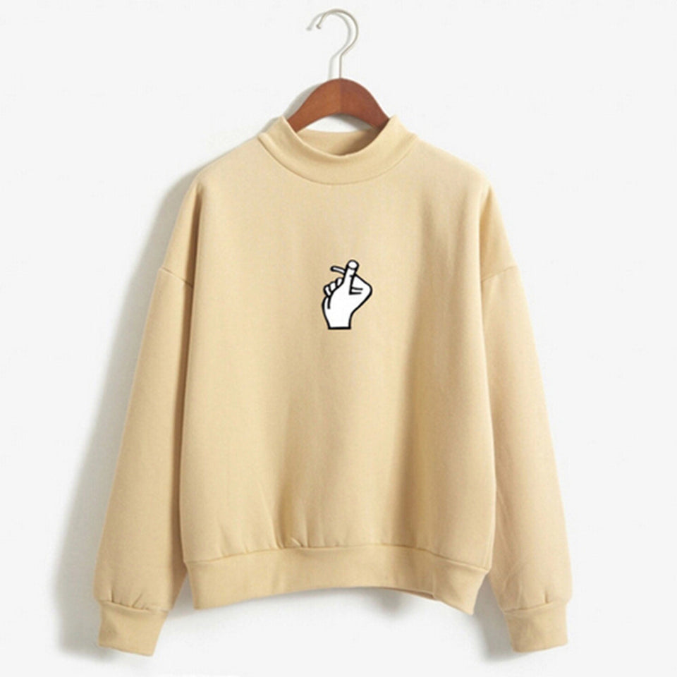 Women Autumn Fashion Long Sleeve Printed Sweatshirt Blouse Tops T Shirt