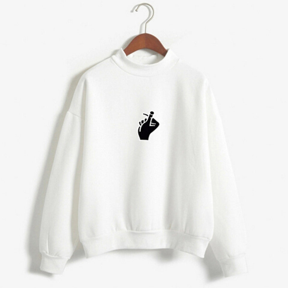 Women Autumn Fashion Long Sleeve Printed Sweatshirt Blouse Tops T Shirt